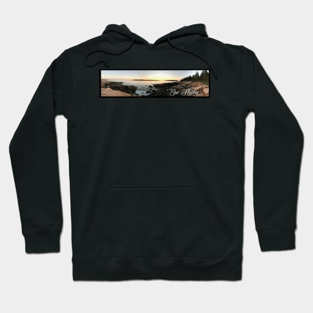 Bar Harbor Maine Hoodie by ACGraphics